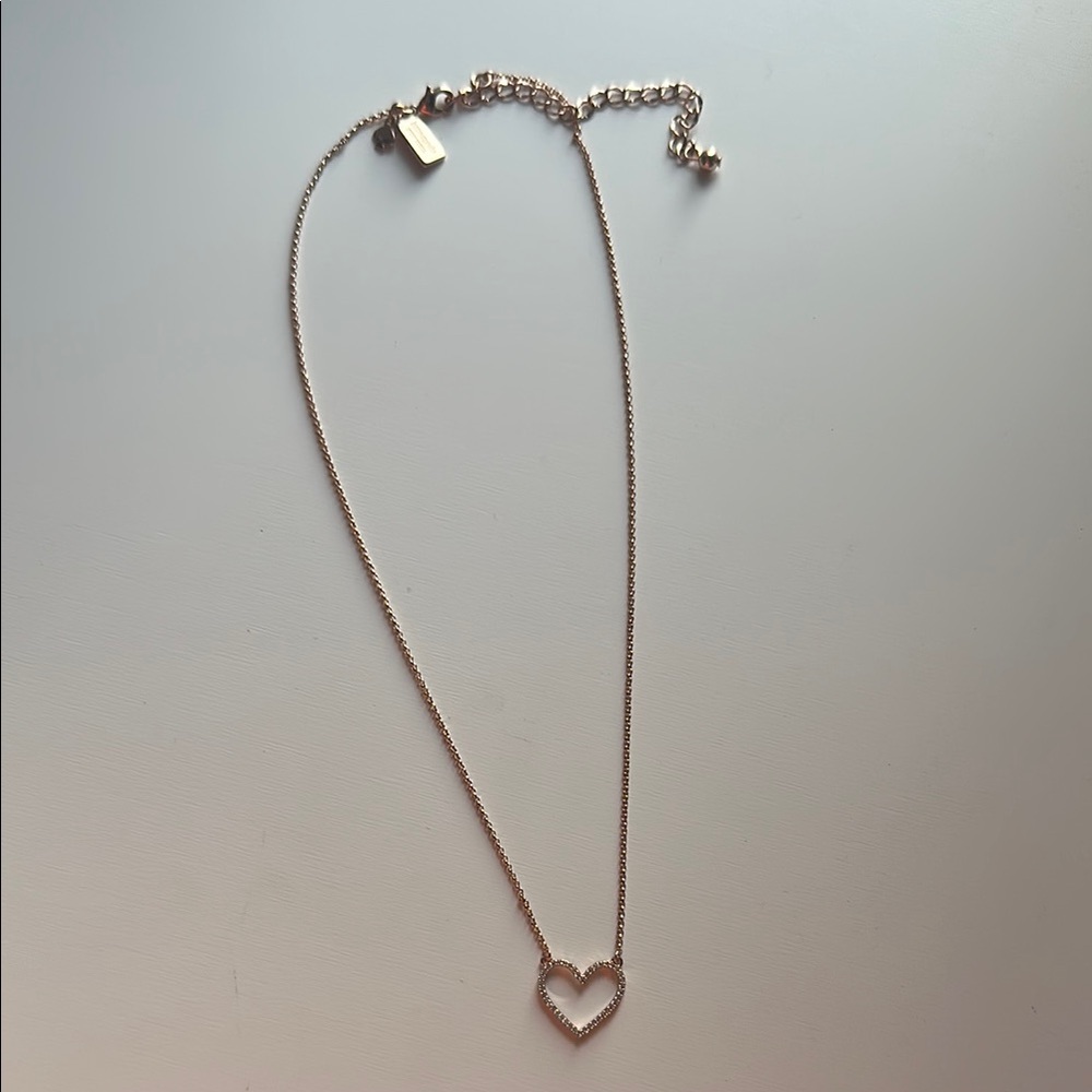 Kate Spade Elegant Gold Heart Necklace